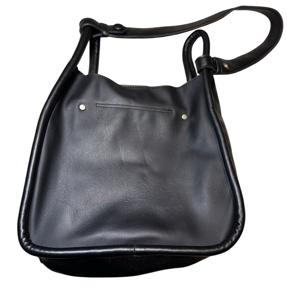 🖤 French Connection‎ Black Penny Convertible Crossbody Tote Bag 🖤 - Picture 2 of 4